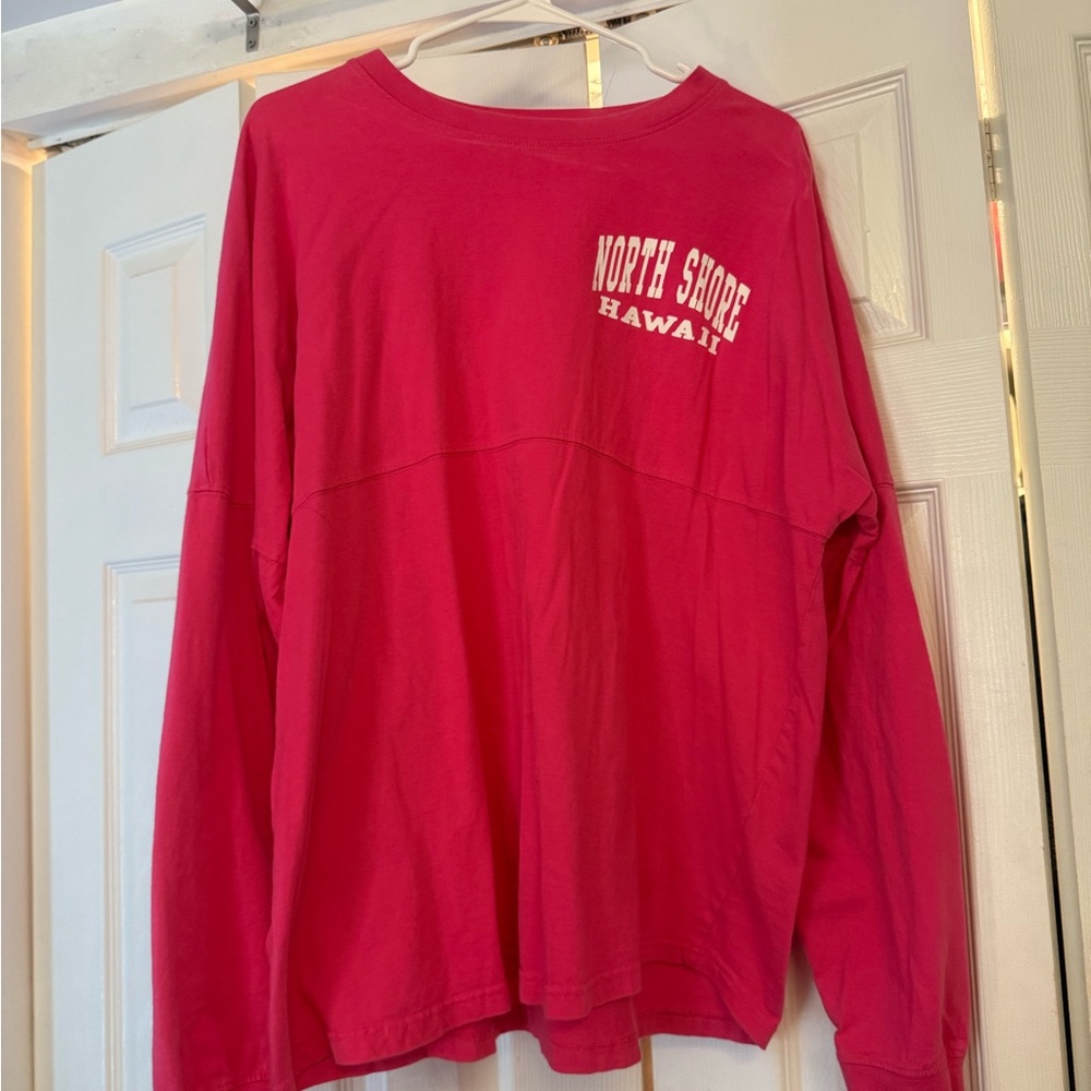 North Shore Hawaii Pink Long Sleeve Shirt Medium